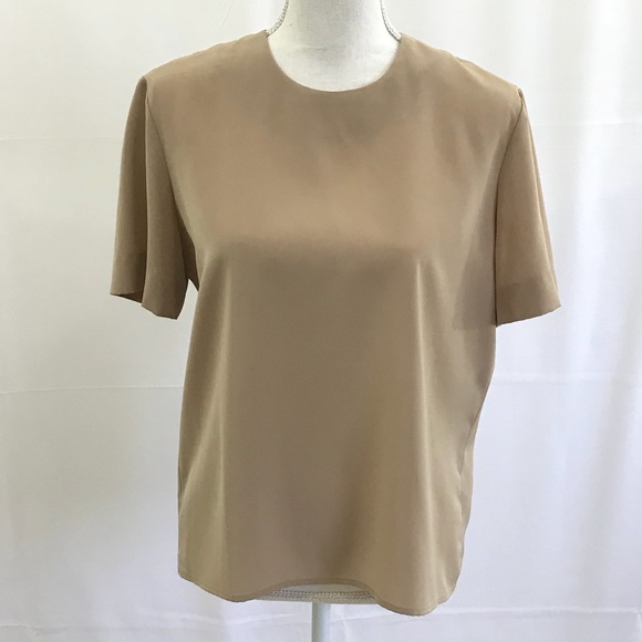 Kasper Tops - Kasper Tan Blouse